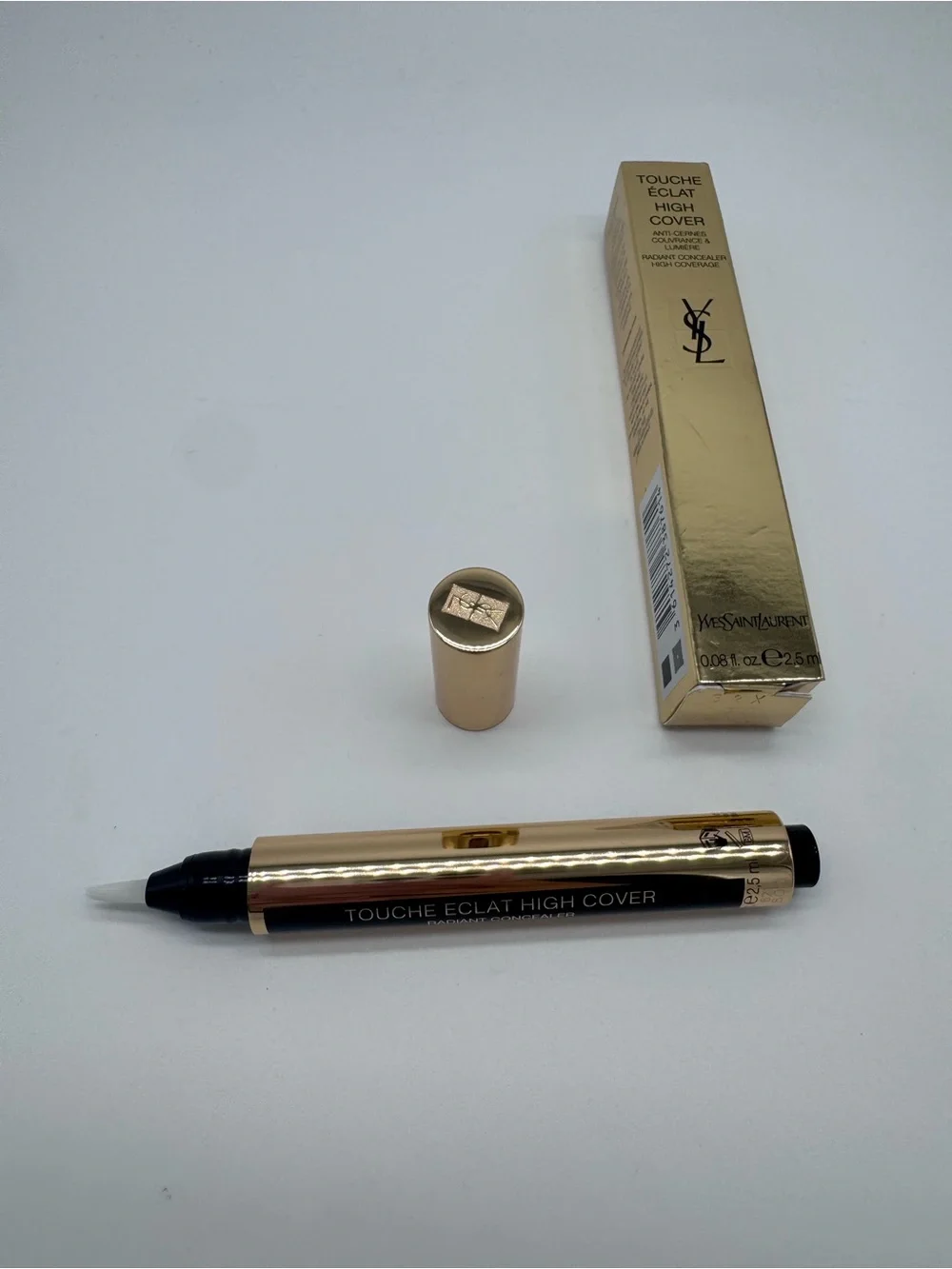 YSL Touche Éclat High Cover Radiant Concealer 0.75 Sugar NIB
